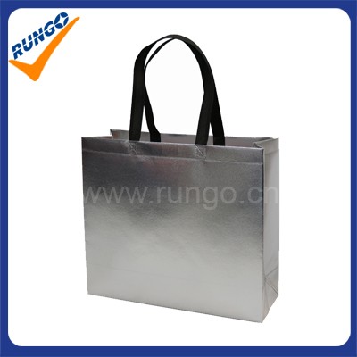 Hot Sale metallic laminated pp non woven bag with printing