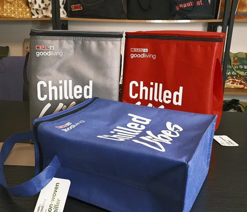 Reusable Outdoor Party Picnic Drink Beer Fruit large thermal insulated food delivery non woven cooler bag - ICE-2020