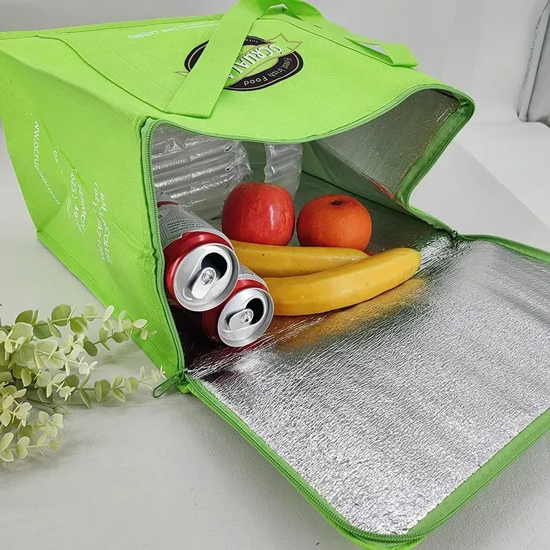 Picnic Beer Ice Bag Promotional Isothermal Non Woven Cooler Lunch Bag Cheapest Reusable Outdoor Insulated Food Custom Size Free - ICE-2102
